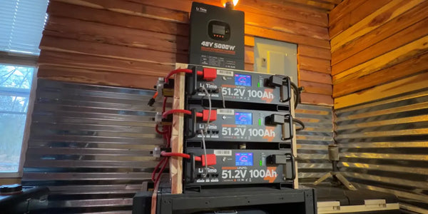 Ben builts a Off-Grid Solar Power System for Tennessee Cabin