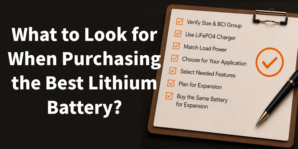 How to Choose Best Lithium Battery