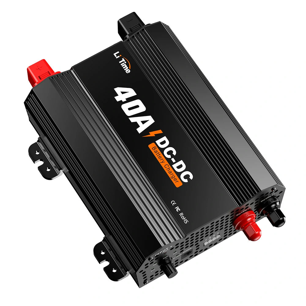 LiTime 12V 40A DC to DC Charger | Fast & Efficient Power LiTime 12V 40A DC to DC Charger | Fast & Efficient Power