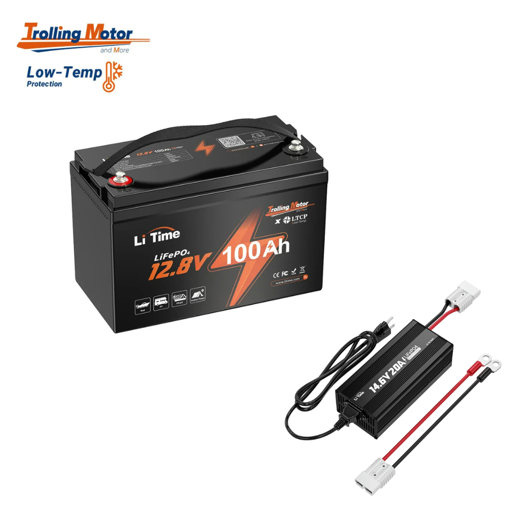 LiTime lithium batteries for trolling motors and 12V 20A Charger