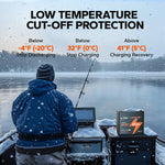 litime 12V 65Ah lithium trolling motor battery with low-temperature cut-off protection feature