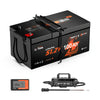 litime 48v 100ah golf cart lithium battery kits including battery monitor and charger