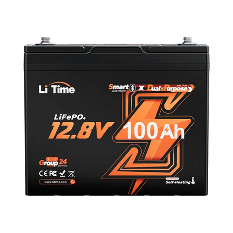 12V 100Ah Dual Purpose Smart Self-Heating