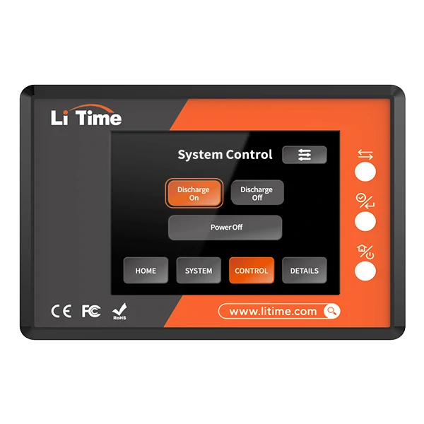 LiTime Lithium Golf Cart Battery RS485 Monitoring Display