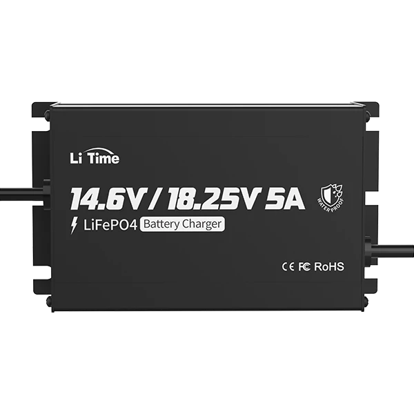 litime 16v and 12v 5a waterproof lithium battery charger