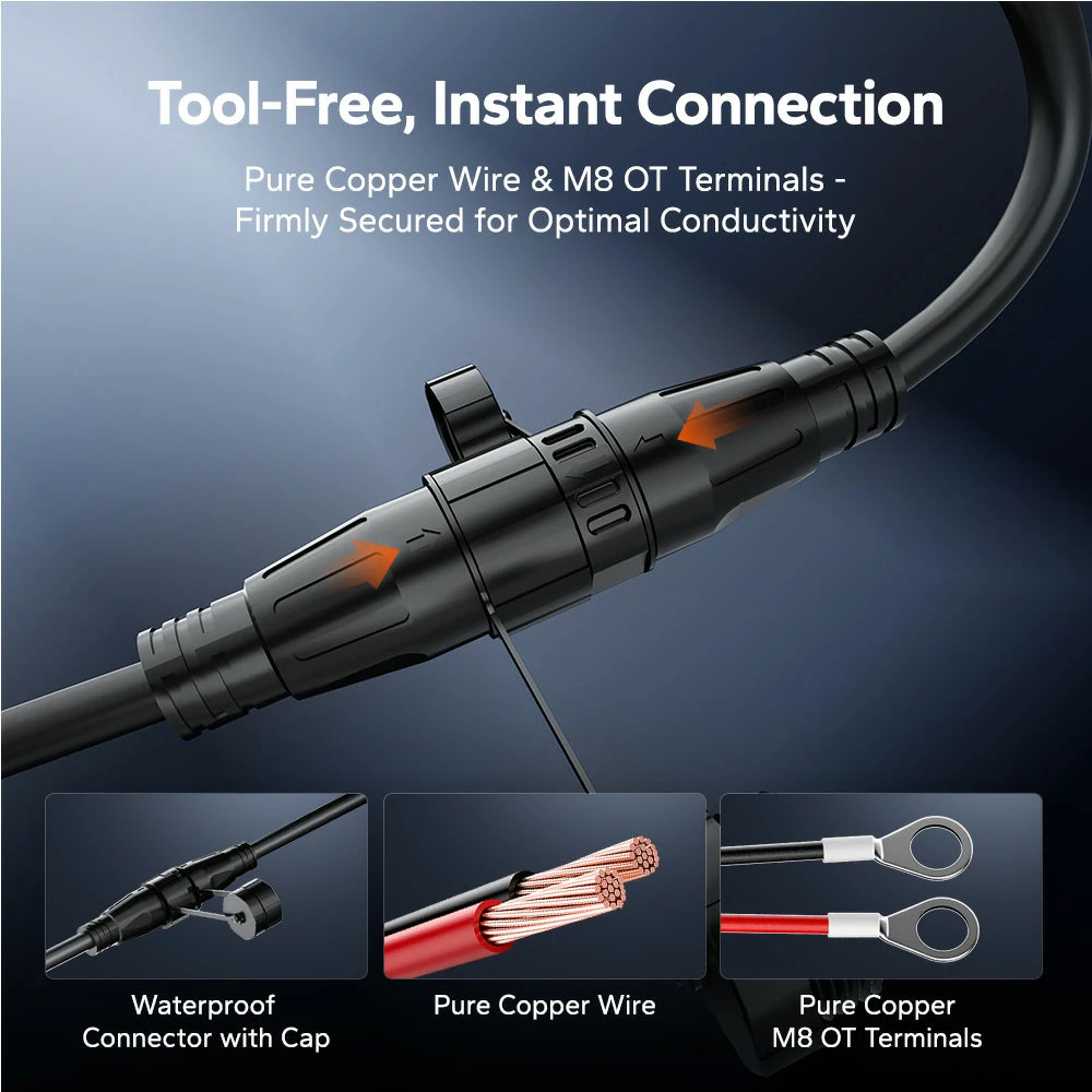 LiTime 36 Volt (43.8V) 25A LiFePO4 IP65 Waterproof Charger