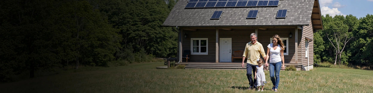 set up solar energy with litime emergency battery backup pack