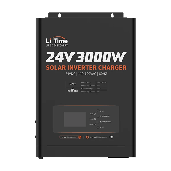 litime 24v 3000w solar inverter charger