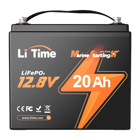 litime 12v 20ah lifepo4 marine starting battery