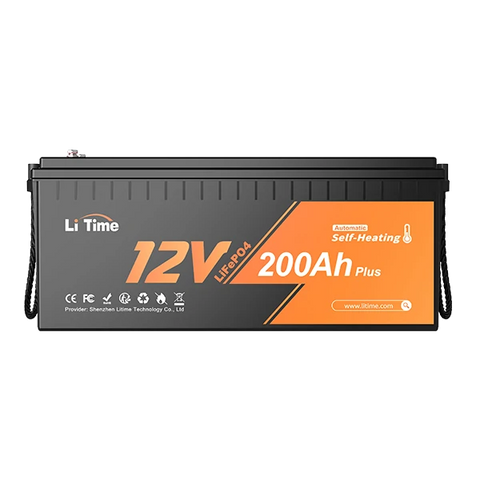 litime 12v 200ah self-heating lifepo4 lithium battery