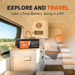 12 volt deep cycle lithium battery for rv off grid life