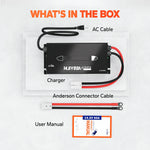 package information of litime 12v (14.6v) 80 amp lifepo4 battery charger