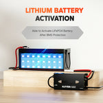 activate dead lithium battery function of litime 12v 80a lifepo4 battery charger