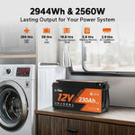 energy information of LiTime 12V 230Ah Lithium Battery