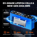 BMS protection information of LiTime 12V 230Ah Plus LiFePO4 Battery