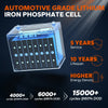 EV-grade Cells with 4000-15000 cycles for litime 24v 50ah lifepo4 battery
