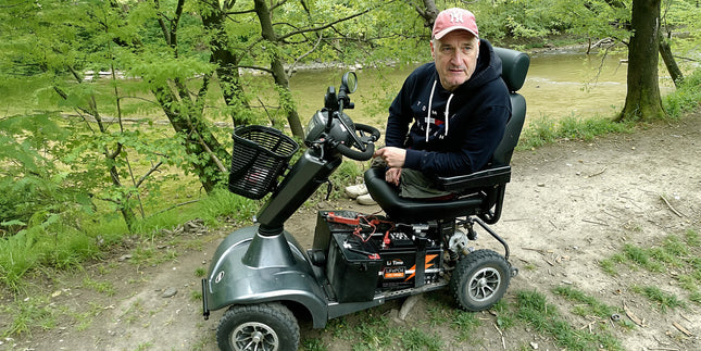 commitment to disability assistance: providing Li Time batteries for mobility scooter power