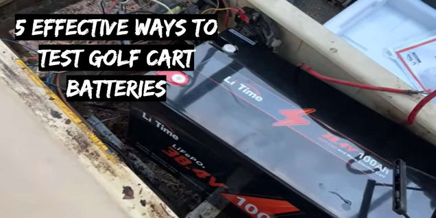 how to test golf cart batteries