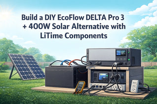 DIY EcoFlow DELTA Pro 3+400w Solar Alternative with LiTime Components banner