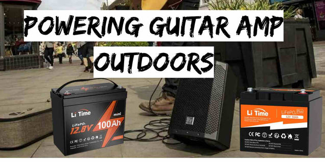 powering Guitar Amp outdoors