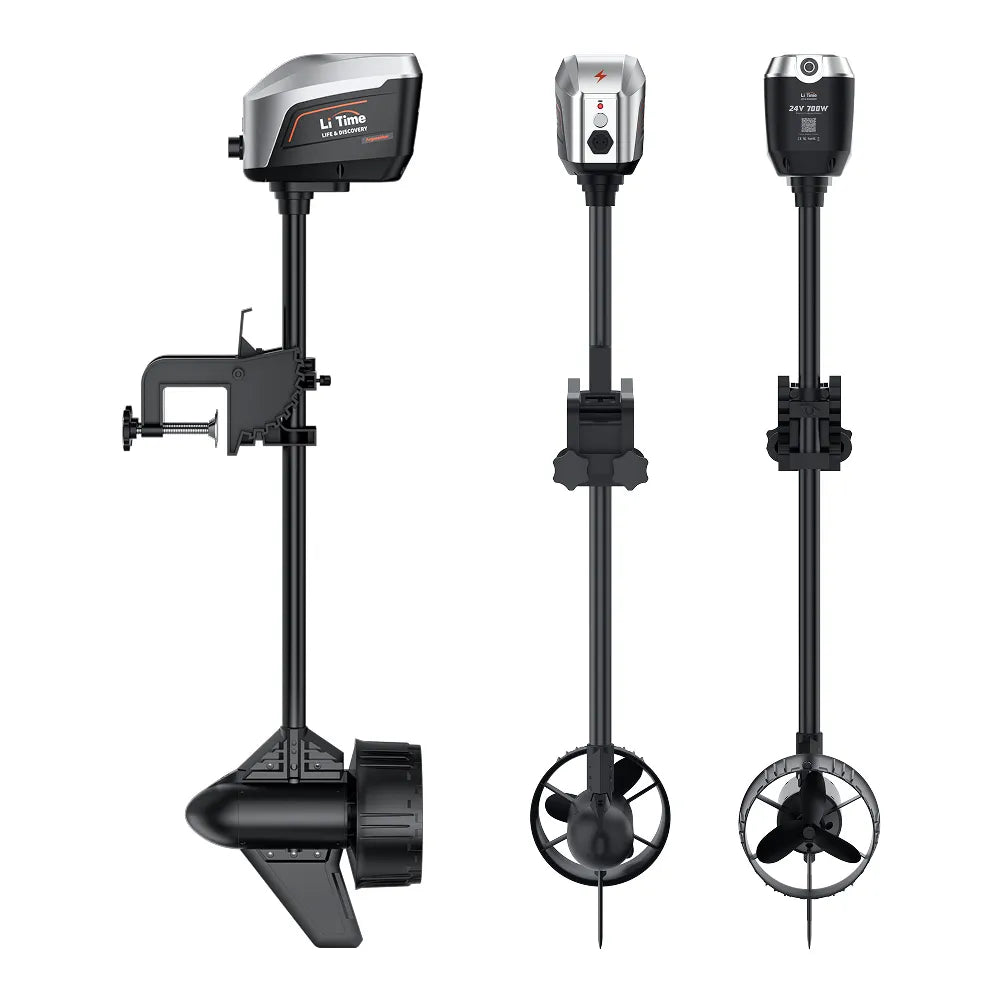 LiTime Argoseeker A1 24V700W/2HP Electric Outboard Motor 【 Limited $150 OFF Code: LTAS1 】