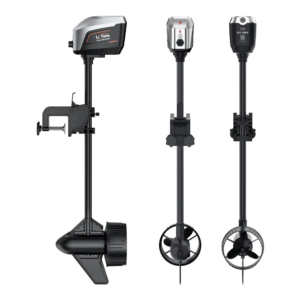 LiTime Argoseeker A1 24V700W/2HP Electric Outboard Motor 【 Limited $150 OFF Code: LTAS1 】