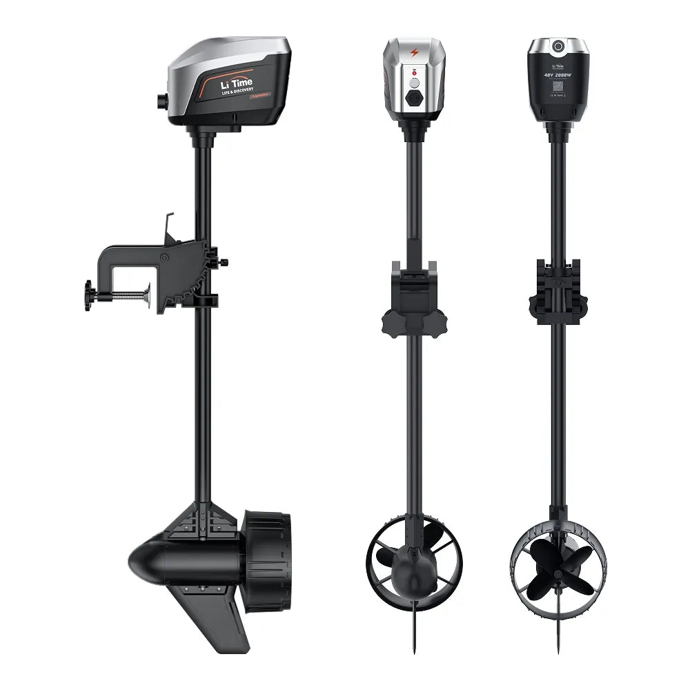 LiTime Argoseeker A2 48V2000W/5HP Electric Outboard Motor【 Limited $250 OFF Code: LTAS2 】