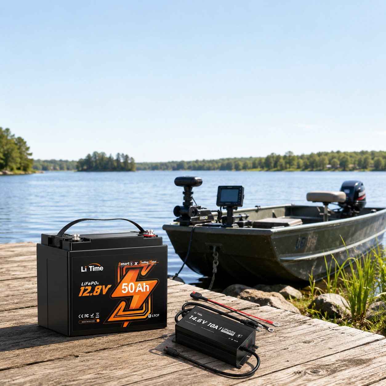 Kayak & Small Boat Battery Kits for Fish Finders & Trolling Motors