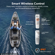 LiTime Argoseeker A1 24V700W/2HP Electric Outboard Motor 【 Limited $150 OFF Code: LTAS1 】