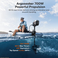 LiTime Argoseeker A1 24V700W/2HP Electric Outboard Motor 【 Limited $150 OFF Code: LTAS1 】