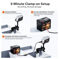 LiTime Argoseeker A1 24V700W/2HP Electric Outboard Motor 【 Limited $150 OFF Code: LTAS1 】