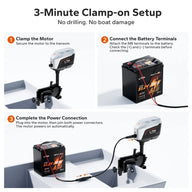 LiTime Argoseeker A2 48V2000W/5HP Electric Outboard Motor【 Limited $250 OFF Code: LTAS2 】