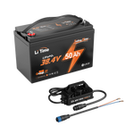 LiTime 36V 50Ah Marine Trolling Motor LiFePO4 Lithium Battery