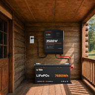 litime solar battery kit | 48V 150Ah  Lithium Battery + 3500w Inverter Charger for home backup
