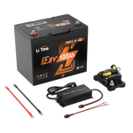 LiTime 12V 100Ah Group 27 Bluetooth LiFePO4 Lithium Battery