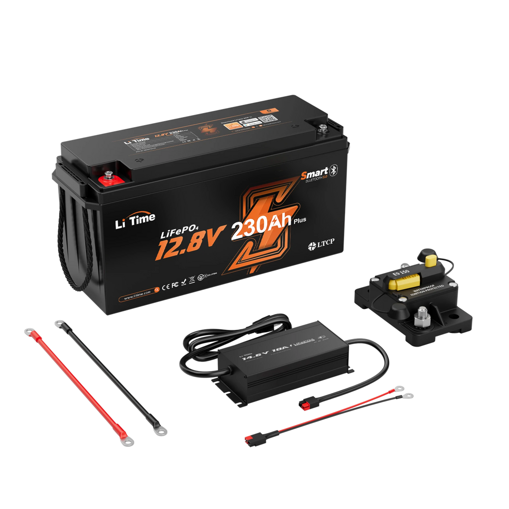 LiTime 12V 230Ah Bluetooth Lithium RV Battery | High Capacity