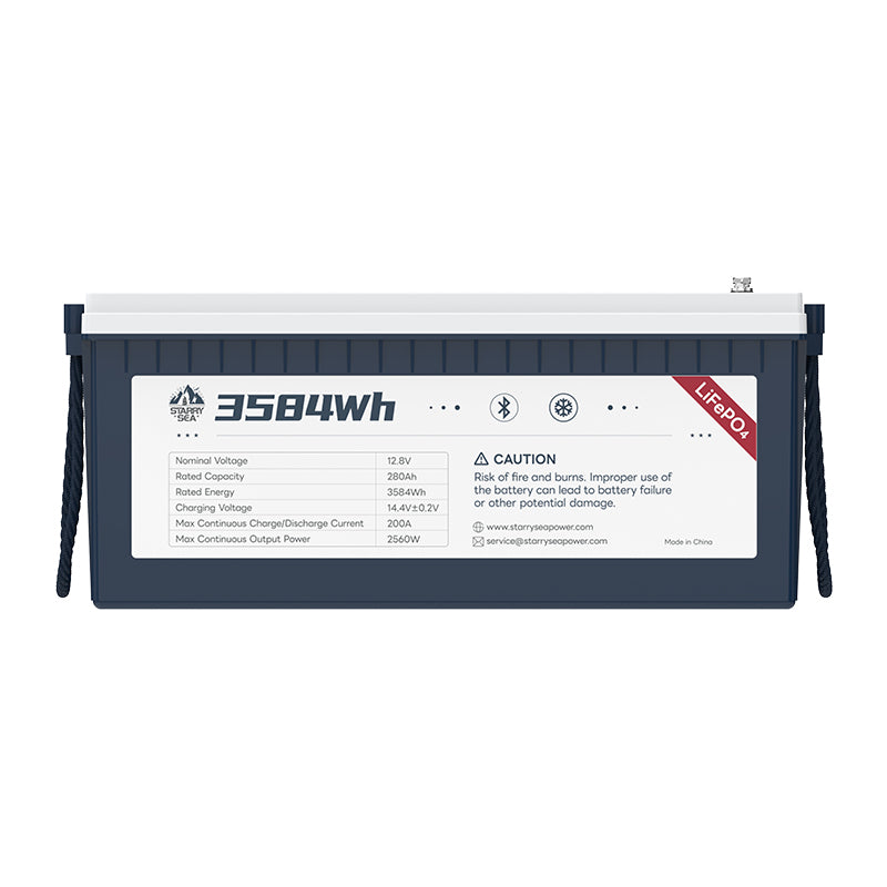 LiTime Starry Sea 12V 280Ah group 24 bluetooth battery