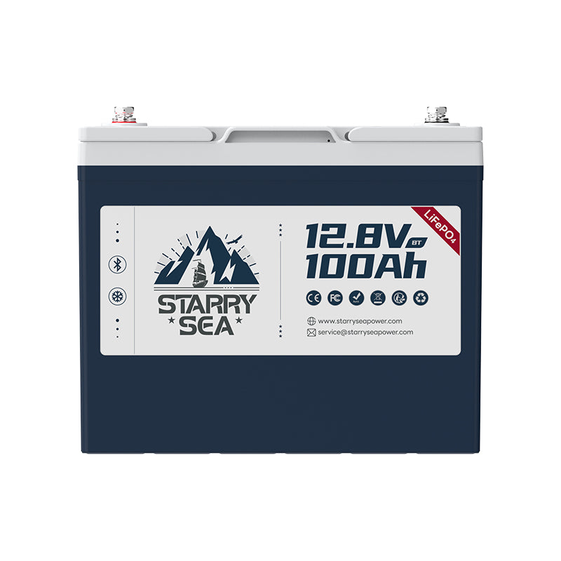 LiTime Starry Sea 12V 100Ah group 24 bluetooth battery