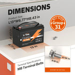 ✅Like New✅LiTime 12V 100Ah LiFePO4 Lithium Battery