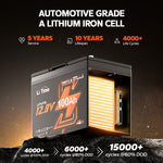 Automotive Grade A Lithium  Cell 12V 100Ah lithium battery with Lifespan to 10 Years and Over 4000 Life Cycles