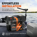 LiTime 12V 100Ah Group 24 LiFePO4 battery with effortless drop-in installation, no wiring/modifications needed