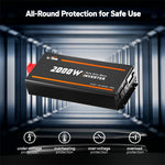 pure sine wave inverter with protections of under-voltage, overheating, over-voltage, overload