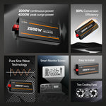 best LiTime 12V 2000W pure sine wave inverter 