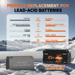 advantages of litime 12v 230ah lifepo4 bluetooth battery over lead acid