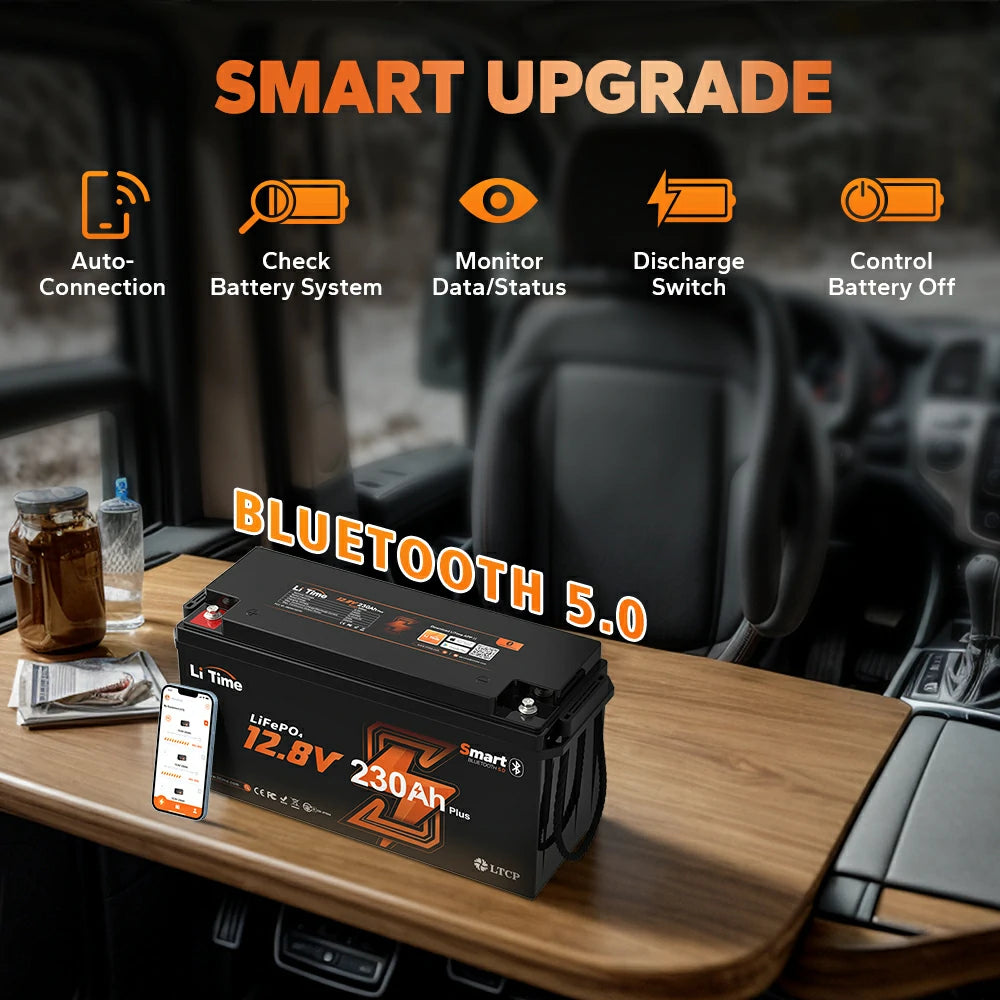 litime 12v 230ah lithium battery for rv battery