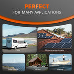 the best power solution for RV, home energy storage, solar power, off-grid and marine