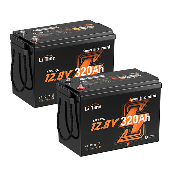 2 packs of litime 320ah mini lifepo4 lithium battery