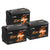 3 packs of litime 12v 320ah mini lifepo4 bluetooth battery