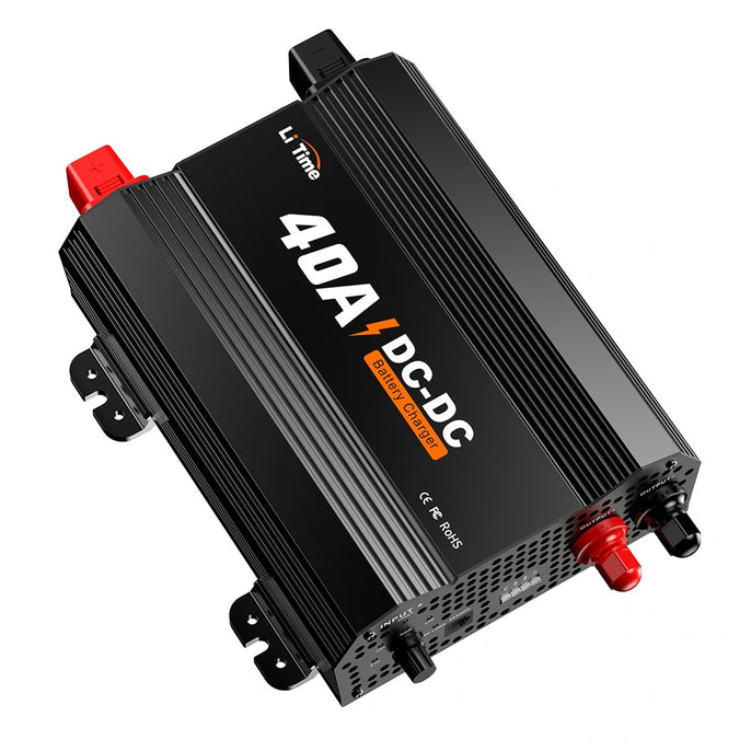 surface of LiTime 40A dc to dc lithium battery charger