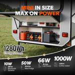 output power of 12v 100ah mini